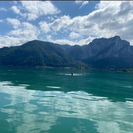 Die Feelgood-Wohnung Am Mondsee Eksteriør billede